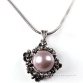 Charm Silver Fashion Jewelry Pearl Necklace